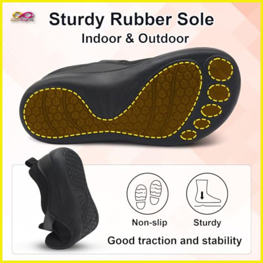 Wide Width Walking Shoes Adjustable Breathable Ze… - image 6